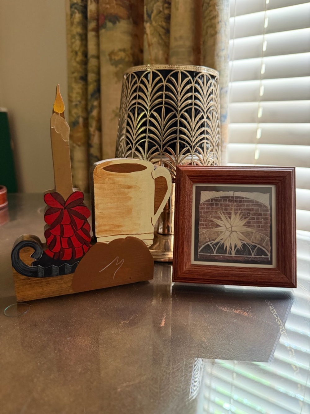 Moravian Love-feast 2 piece decor set